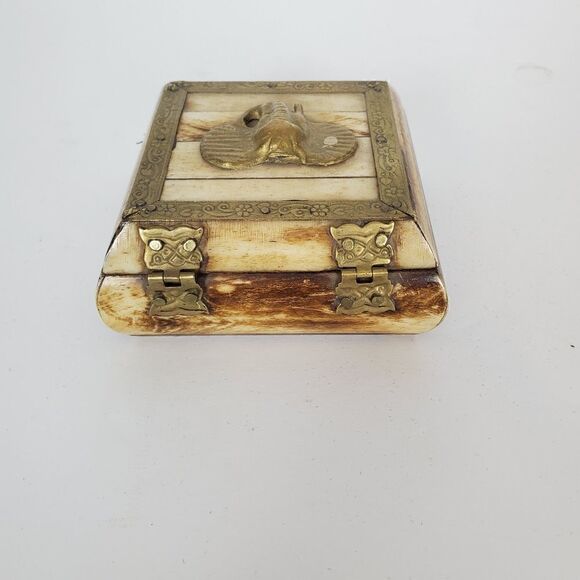 Thinker Box Made in India Brass Detail - Picture 7 of 9
